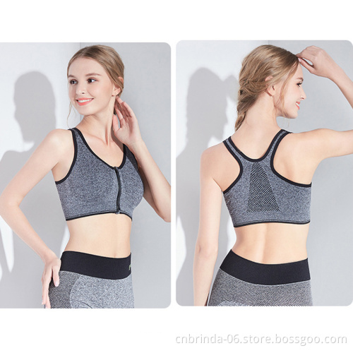 Wirefree Padded Push Up Sports Tops Fitness Gym Yoga Sports Bra Top Gym Running Shockproof Shirt Workout Fast Dry Vest